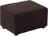 Flamingo P High Elasticity Furniture Protector Stretch Jacquard Universal Ottoman Cover, Easy