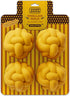 Silicone Braided Oval Challah Mold, 4 Small Challettes, No Shaping Required