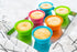 Bakerpan Silicone Jumbo Muffin Cups for Baking, 3 1/2 Inch Muffin Baking Cups, Set of 6