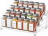 BOIVSHI Tiered Spice Rack, 4 Tier Spice Shelf Organizer for Cabinet, Spice