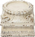 SOFE Column Pedestal Stand for Decoration Display, Distressed White Small Plant Stand,