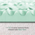 Best Price Mattress Queen Mattress Topper - 1.5 Inch 5-Zone Memory Foam Cooling Pad