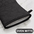 Oven Mitts, Kitchen Towels, and Dishcloths Set, 500 Degree Heat Resistant Potholders with Non-Slip Silicone Surface