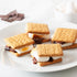 Nostalgia Tabletop Indoor Electric S'mores Maker, Smores Kit with Roasting Sticks and 4 Tray Lazy Susan, Brown