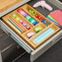 Juvale Bamboo Silverware Drawer Organizer with 6 Slots, Wooden Cutlery Tray Holder for Kitchen, Flatware, Utensils, 14.5 x 10.25 x 1.75 In by Juvale