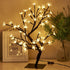 PEIDUO 17.5 Inch Lighted Cherry Blossom Tree, 48 Warm White Lights for Christmas Indoor Home Decor, Tabletop Night Light