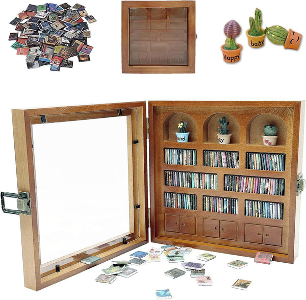 Anxiety Bookshelf - Shake Away Your Anxiety, Mini Books Display for Stress