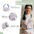 Maison d'Hermine 100% Cotton Kitchen Apron for Women with Pocket - Chef Apron for Men, Cooking, Gardening, Server