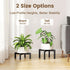 6.1 bussdis Plant Stand Holder Single Plant Riser For Indoor Outdoor Flower Pot Stand IN Tall Metal Black