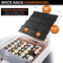 ALCOVA 4 9" 18", Countertop 8 Pack Spice Drawer Organizer, Tier Expandable Spice Rack for Drawer from to Spice