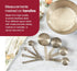 Zyliss Premium Stainless Steel Measuring Spoon Set - 4 Piece Dry Ingredient Nesting Measuring Spoons for Kitchen
