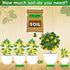 4-in-1 (10 DUSPRO Recycle Citrus Tree Potting Soil Mix for Potted Lemon Tree, Specialized for Oranges, Fruit Tree