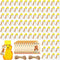 Funnymoom 96 Sets 2 oz Plastic Honey Bear Bottle Bear Shape Clear Empty