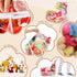 18-inch 3 Clear Bean Bag Chair for Stuffed Animals Storage Hidden Zippers Toy Organizer,Durable PVC Waterproof Material
