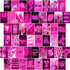 WOONKIT Pink Neon Wall Collage Kit - Aesthetic Pictures for Trendy Room Decor, 50pcs 4x6 Inch for Teen Girls