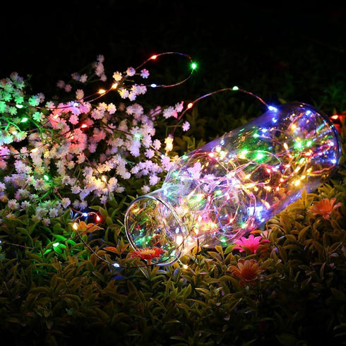 33FT 100 Joomer Fairy String Lights LEDs Plug in Fairy Lights Indoor Copper Wire String Light DIY for Bedroom, Parties