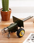4 lbs Firecracker Cannon, Stainless Steel Mini Cannon Model Shoots Firecrackers, Military Collectible Ornaments, Robust