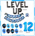 28 PCS Video Game Level UP Birthday Decorations, Gamer Party Supplies for Twelve-Year-Old Birthday Party