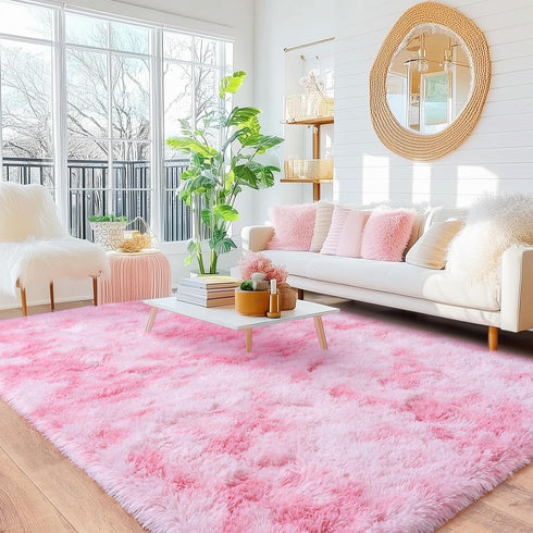 5x7 Rugs for Bedroom, Ultra Fluffy Fuzzy Shag Area Rug for Living Room, Modern Plush Soft Upgrade Non-Slip Carpet