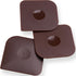 Pan Scrapers Dish Scraper Tool Set, 3 Pack Food Scraper for Cleaning Grease, Cast Iron Cleaner (Brown)