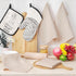 Homaxy 100% Cotton Waffle Weave Kitchen Dish Cloths, 6-Pack, Ultra Soft Absorbent Quick Drying, 12 x 12 Inches, Beige