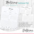 Outshine Premium Recipe Paper for 8.5" x 11" Recipe Binders, Farmhouse Design (50 Sheets) | Full Size Recipe Refill