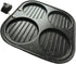 Non-Stick Pancake Pan - 4-Cup Mold Blini Griddle for Mini Pancakes and Fried Eggs, Multicolor Breakfast Maker