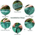 MHXWNHA 2-Pack 80 (33H 26D Inches) 4 Gallon x Reusable Standable Yard Waste Bags with Handles for Leaves, Debris, Grass