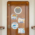 Large Cruise Door Decorations Magnetic, Cosmisun 4 PCS Family Themed Cruise Ship Magnets, Funny Sea Navigation Decor