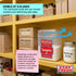 Stay Fresh Sugar Storage Container Kitchen Discovery Snap Close Sugar Canister Keeps Granules Fresh, Pourable