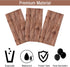 3 Pieces Wood Grain Tablecloths, Rustic Plastic Table Covers for Brown Wood Vintage Farmhouse Birthday Wedding Party