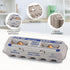12 (Pack 15) MT Products Printed Empty Egg Cartons Holds Eggs - Cardboard Crate for Eggs of - Made in USA