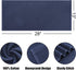 Kitinjoy 100% Cotton Waffle Weave Kitchen Towels - 4-Pack Super Soft Absorbent Dish Towels, Navy Blue