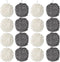 16-Pack Chenille Fuzzy Ball Hand Towels, 7.1 Inch Soft Absorbent Microfiber Towels,