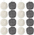 16-Pack Chenille Fuzzy Ball Hand Towels, 7.1 Inch Soft Absorbent Microfiber Towels,