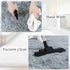 AAFKK 5x7 Area Rugs for Living Room, Grey Fluffy Shaggy Rug Soft Carpets, Rugs for Bedroom Nursery Kids Room Dorm Home