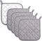 Pot Holders Cotton Made - Machine Washable Heat Resistant Potholder, Hot Pads, Trivet for Cooking
