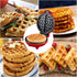 Burgess Brothers Mini Churwaffle Maker, Makes 4-Inch Waffles, Chaffles, and Cornbread Waffles