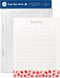 Jot & Mark Recipe Card Paper Full Page 8.5x11 with Crystal Clear Protectors for 3 Ring Binder, 30 Count