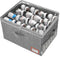Adjustable Storage Bins for Closet, 16Pairs Wardrobe Clothes Organizer, Shoe Bin, Closet Storage Solution with Clear