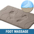 Flamingo P Bathroom Mat - Memory Foam Bath Rug Non-Slip Shower Mats, 24x17, Taupe