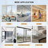Shackcom Window Security Film 17.3in x 9.84ft, Clear Adhesive Anti-shatter Tempered Glass Film for Home, Office, Car
