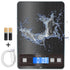 hito Food Scale, 22lb Digital Kitchen Scale, Rechargeable Waterproof for Weight Loss, Cooking and Baking