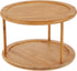 Lipper International 8302 Bamboo Wood 2-Tier Kitchen Turntable; 10"