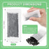 48 Packs Replacement Activated Charcoal Distiller Filters Coconut Shell Activated Carbon Filter Sachets Compatible with Countertop Water Distiller Models by Lounsweer