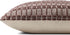 Loloi Poe Pillow Cover w/Poly, 18'' x 18'', Burgundy