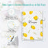 OUTSHINE 6 x9 Lemons Hardcover Recipe Binder, Blank Recipe Binder to Write in Your Own Recipes, Recipe Binder, Recipe Book Blank, Recipe Notebook, Cookbook Binder, Recipe Journal for Recipe Holder by OUTSHINE