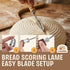 24oz 9 10 Set, Sourdough Starter Kit Complete Sourdough Bread Baking Supplies with Glass Sourdough Starter Jar, Round