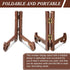 2 Pieces Wooden Display Stand - Plate Holder Wooden Easel for Display Plates Photos Home Birthday Party Decorations