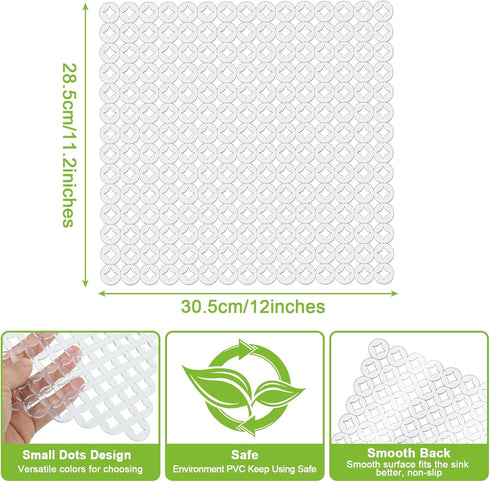 2 Pack 12 11.2 Inches Coopay Kitchen Sink Mat Plastic Protect Mat PVC Eco-friendly Adjustable Stainless steel/Porcelain